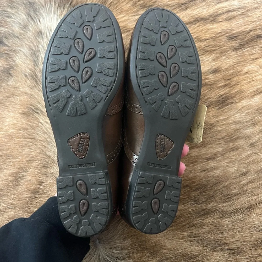 Born Dark Brown Leather Oxfords - Picture 6 of 9